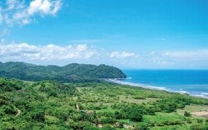 Vista para o mar Playa Camaronal-Costa Rica
