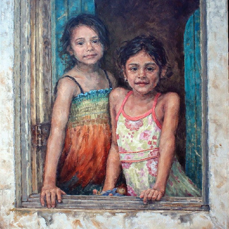 Gemälde „Ventana de Inocencia“ von Susan Adams