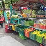 typical fruit and veggie stand costa rica