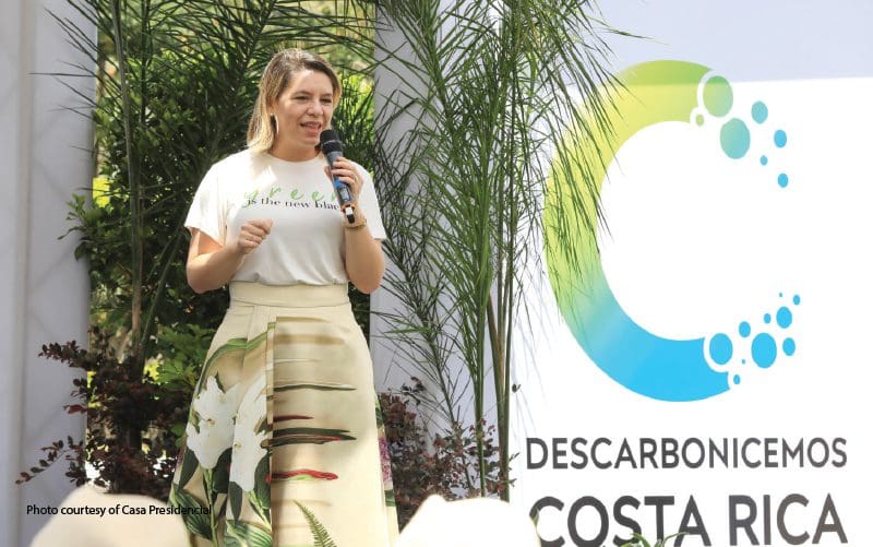 première dame du costa rica 2019 jour de la terre