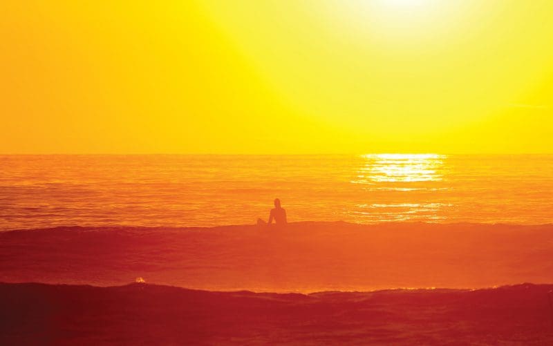 lindo pôr do sol em nosara costa rica