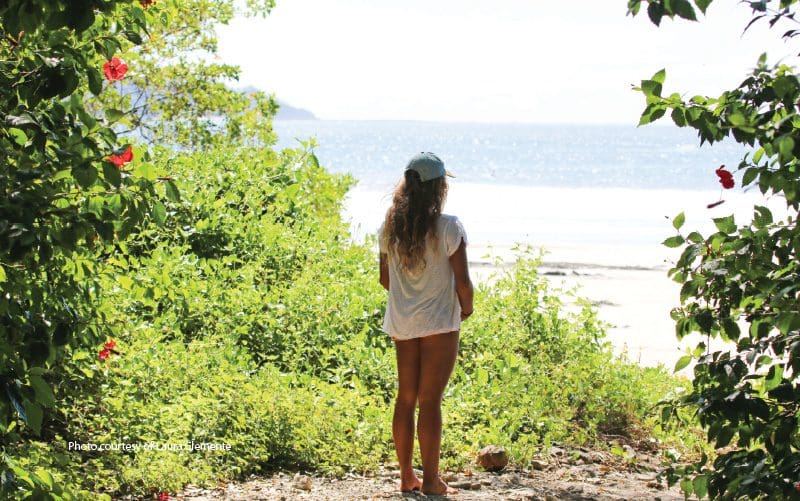 Blick auf Playa Nosara Costa Rica