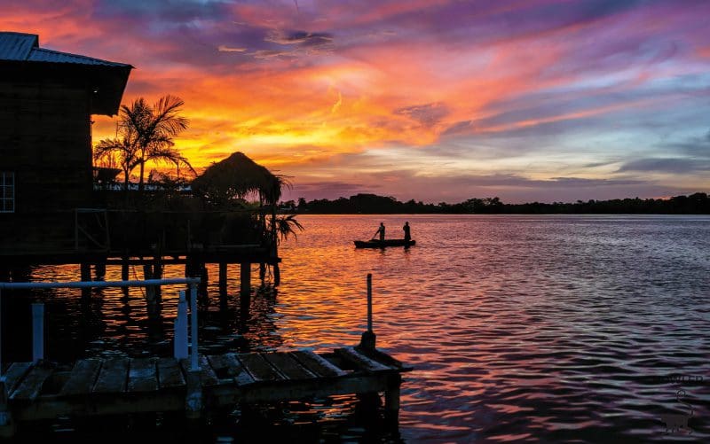 sunset-Isla colon island panama